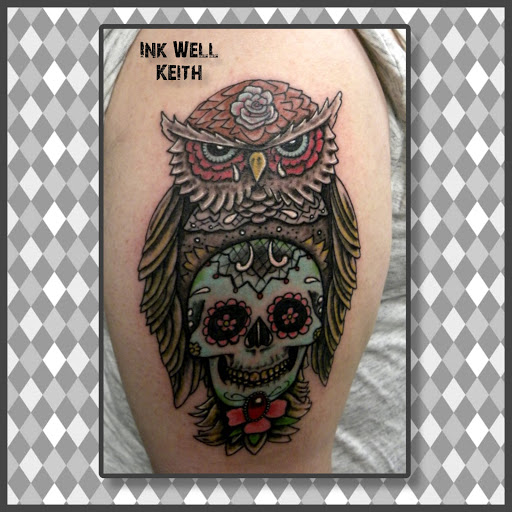 Explore armband tattoo ideas for men, creative tattoo ideas in Denton, available at The Ink Well Tattoo Studio