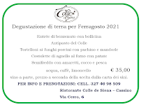 Ristorante Colle de Siena à Cassino menu