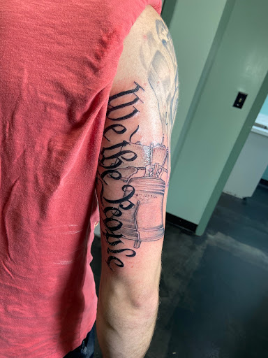 Explore namaste tattoo ideas, creative tattoo ideas in Meridian, available at Creative Pain Tattoo Studio