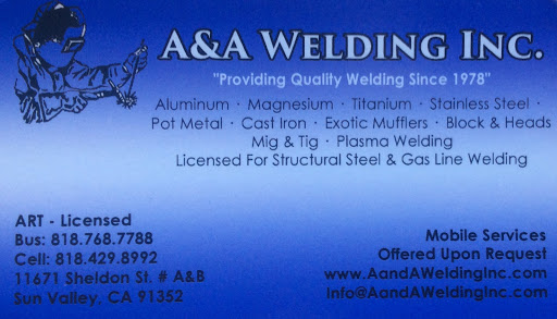 A & A Exotic Material Welding