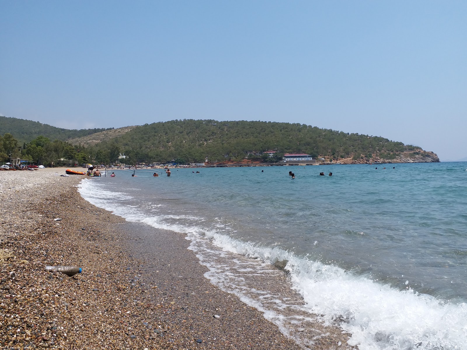 Foto van Buyukeceli beach met ruim strand