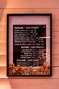 Kalostrape à Bayonne menu