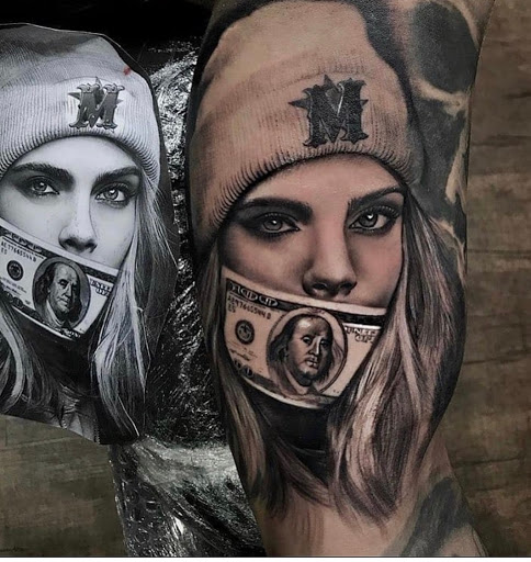 Explore letter m tattoo ideas, creative tattoo ideas in New Orleans, available at Orleans Ink