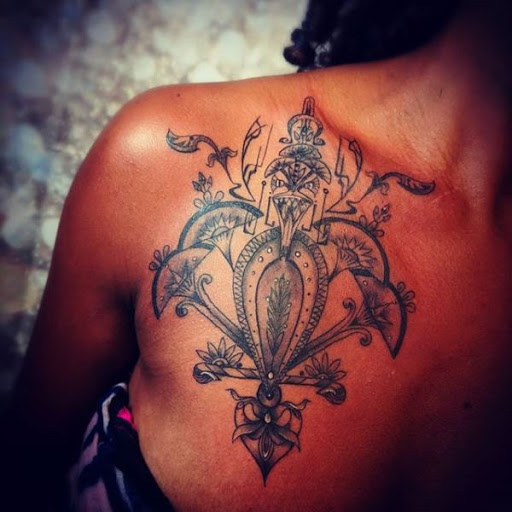 Explore tattoo ideas line work, creative tattoo ideas in Stowe, available at World Famous Monkey House Customs