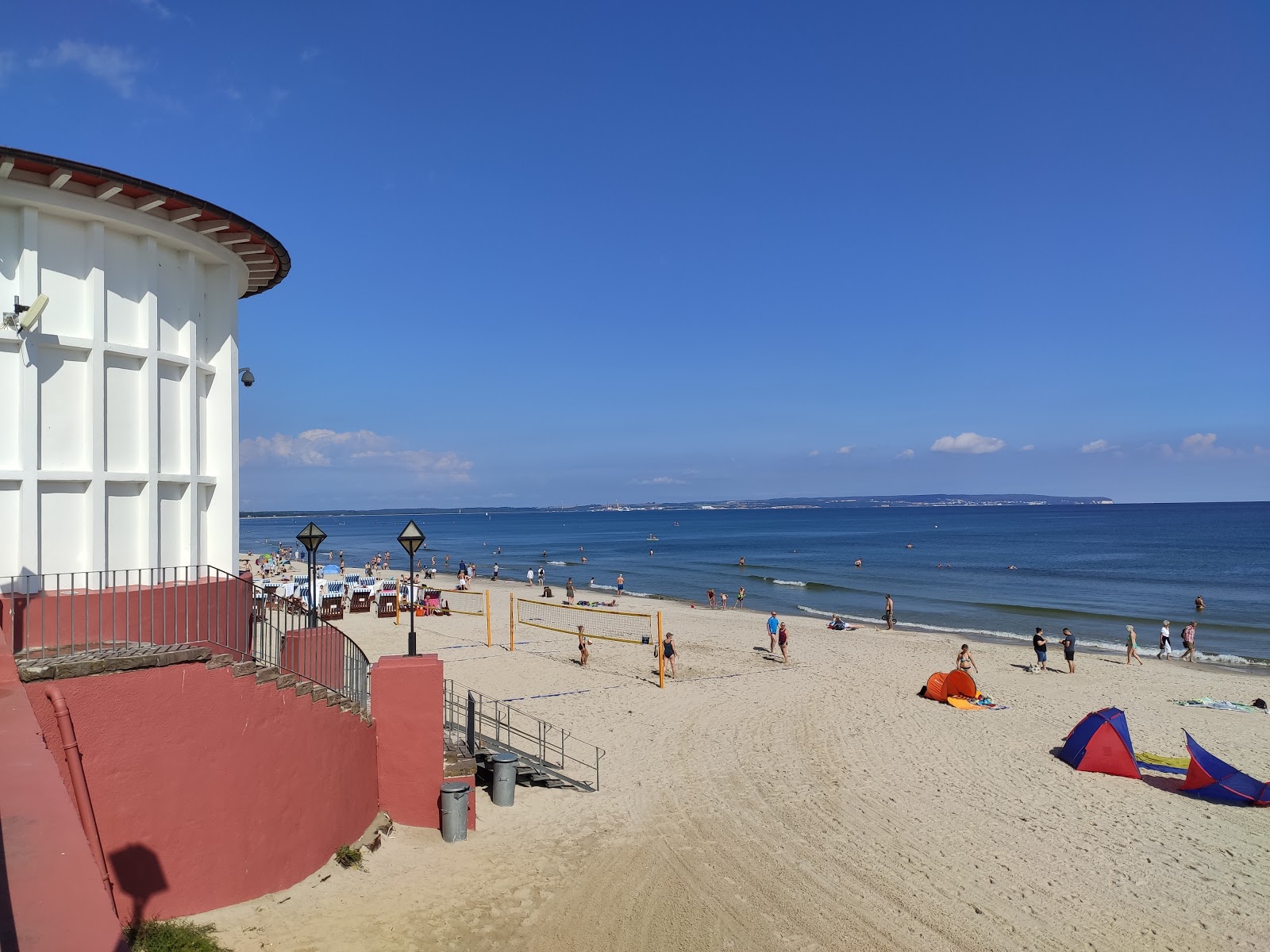 Foto de Praia Binzer e o assentamento