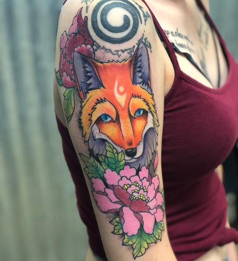 Explore kurama tattoo ideas, creative tattoo ideas in Leesville, available at Integrity Tattoo