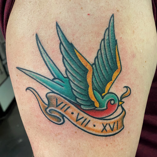 Explore solid black tattoo ideas, creative tattoo ideas in Raleigh, available at Raleigh Tattoo Company