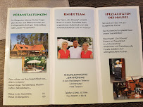 Waldgaststätte & Pension ''Uns Hüsung'' - Pascal Steinmetz à Teterow menu