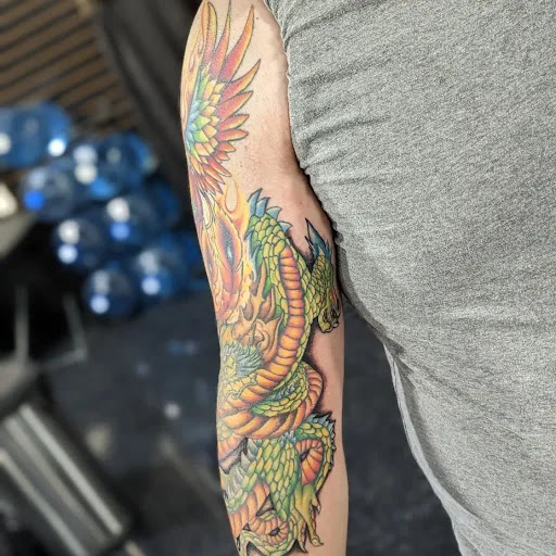 Explore gory tattoo ideas, creative tattoo ideas in Lincoln, available at Edison Tattoo and Body Piercing