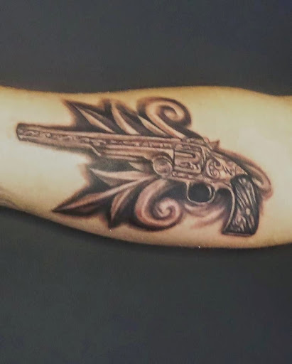 Explore tattoo ideas for music lovers, creative tattoo ideas in Sarasota, available at Z-Edge Tattoo and Body Piercing North Shop