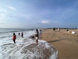 Foto von Blue Flag Beach mit lange, gerade küste