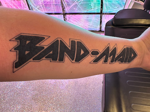 Explore nightmare before christmas tattoo ideas, creative tattoo ideas in Houston, available at The Neon Jackal Tattoo