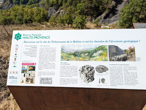 attractions L'Ichtyosaure de La Robine La Robine-sur-Galabre