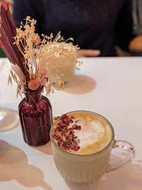 Cappuccino du Restaurant servant le petit-déjeuner Bon Bouquet Café à Paris - n°7