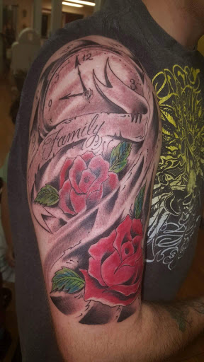 Explore lilo tattoo ideas, creative tattoo ideas in Florence, available at West Coast Tattoo & Body Piercing