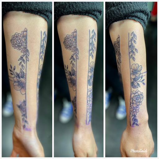 Explore breast cancer survivor tattoo ideas, creative tattoo ideas in Meridian, available at Creative Pain Tattoo Studio
