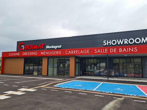 Magasin de materiaux de construction Gedimat Montagnat Showroom Saint-Jean-de-Bournay