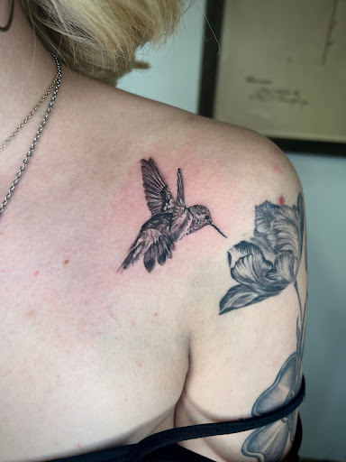 Explore foot print tattoo ideas, creative tattoo ideas in Tucson, available at Gods Country Tattoo Saloon