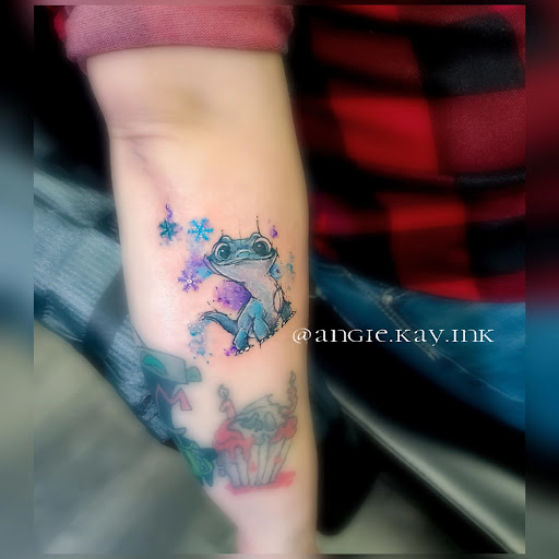 Explore mens tattoo sleeve ideas black and grey, creative tattoo ideas in Casper, available at Luna & Lotus Amethyst Ink Angie Kay