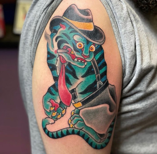 Explore quarter sized tattoo ideas, creative tattoo ideas in Mobile, available at Speakeasy Tattoo