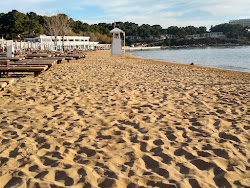 Foto van Asteras beach en de nederzetting