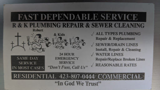 R&K Plumbing in Sweetwater, Tennessee