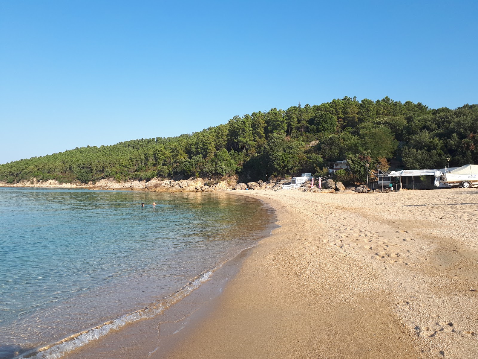 Foto von Brostomnitsa Beach mit beiger sand Oberfläche