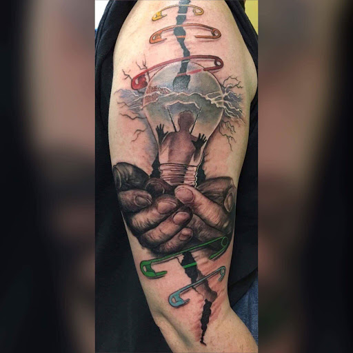 Find tattoo ideas for men skulls for your next unique tattoo in Savannah at Tatlyfe Studios