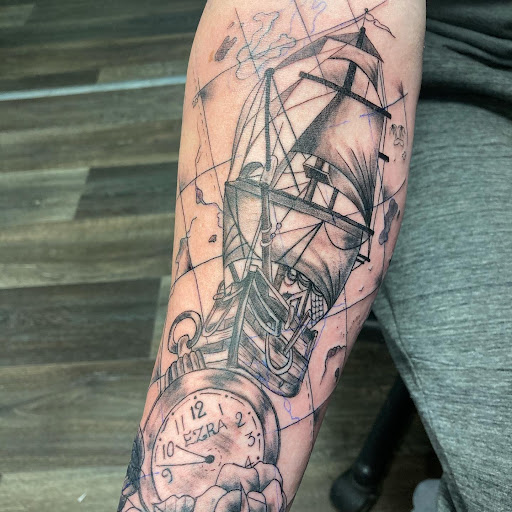 Explore south dakota tattoo ideas, creative tattoo ideas in Williamsburg, available at Relentless Ink