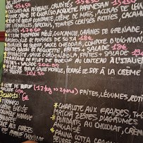 Le Bastringue à Paris menu