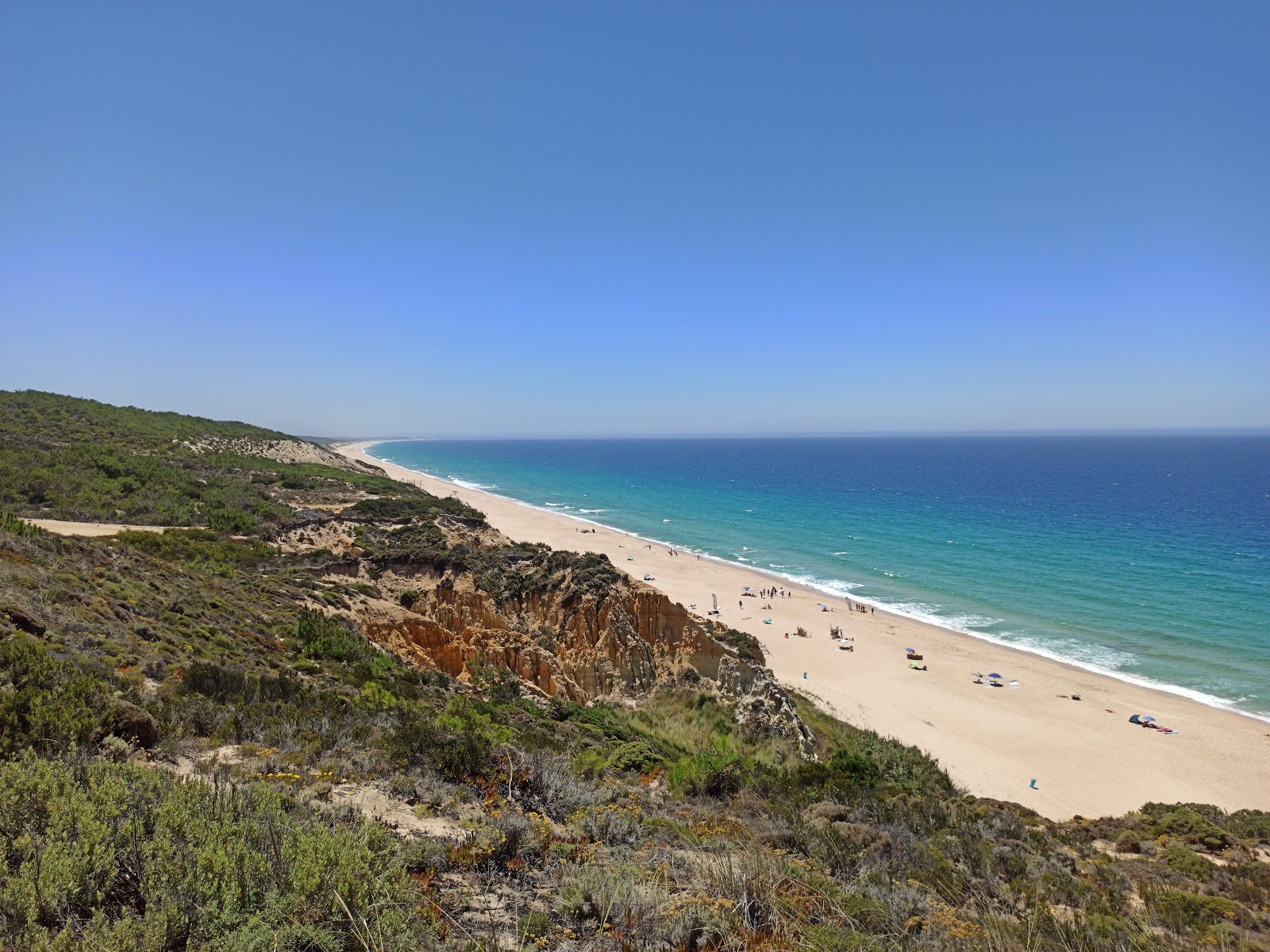 Beach Gale-Fontainhas的照片 带有明亮的沙子表面