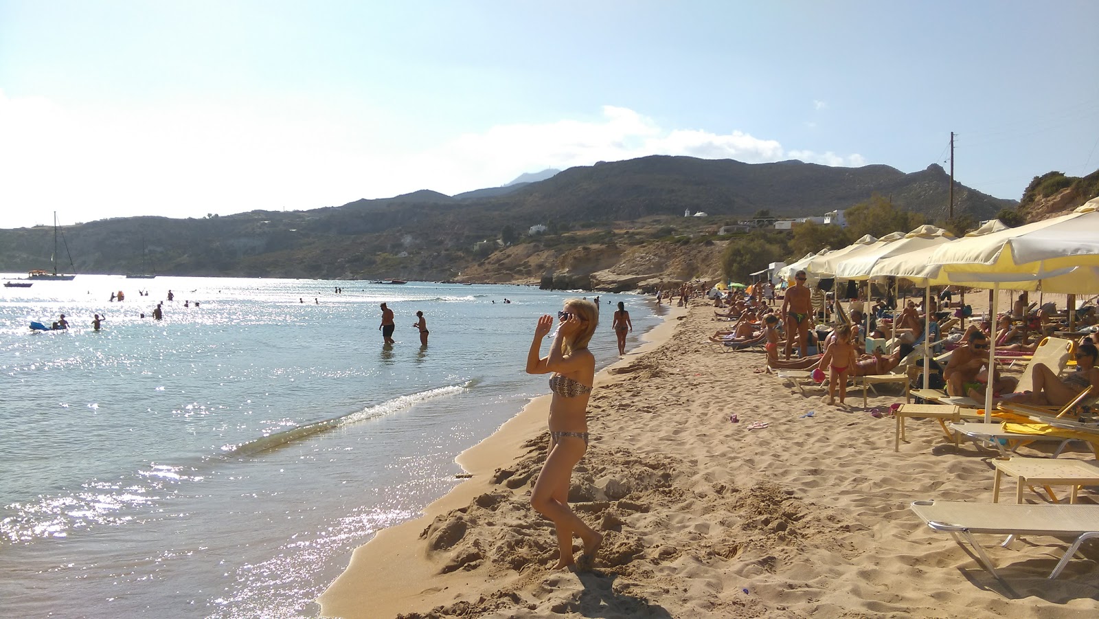 Photo of Provatas beach - recommended for family travellers with kids