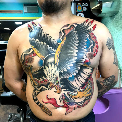 Explore semper fi tattoo ideas, creative tattoo ideas in San Angelo, available at Good Vibes Only Tattoo Studio