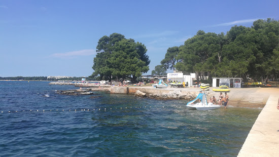 Porec hotel beach