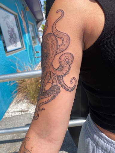 Explore broken clock tattoo ideas, creative tattoo ideas in Tarpon Springs, available at Tarpon Springs Tattoo Co.,Llc