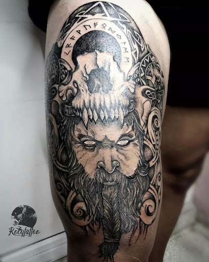 Explore witches knot tattoo ideas, creative tattoo ideas in Miami, available at Inkart Tattoo Studio Miami.