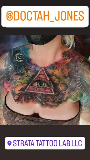 Explore shoulder flower tattoo ideas, creative tattoo ideas in Yucca Valley, available at Strata Tattoo Lab LLC