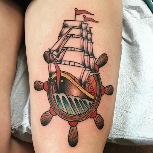 Explore sister name tattoo ideas, creative tattoo ideas in Glendale, available at Old West Tattoo