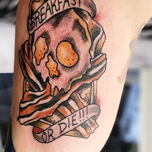 Explore tattoo ideas skull and roses, creative tattoo ideas in Charlotte, available at Tattoos by Jamison