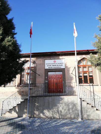 Nevşehir Hacı Bektaş Veli Üniversitesi Acıgöl Teknik Bilimler Meslek Yüksekokulu