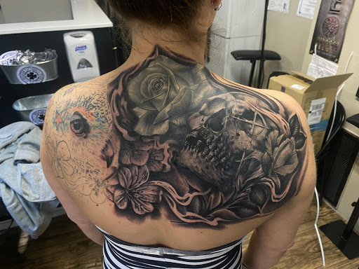 Explore camo tattoo ideas, creative tattoo ideas in Grants Pass, available at Irish Ink Tattoo Studio
