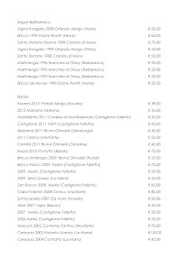 Santisè | Cucina Contemporanea à San Desiderio menu