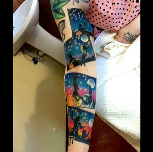 Explore eternal sunshine of the spotless mind tattoo ideas, creative tattoo ideas in Newburgh, available at Shangri-Las Tattoo Emporium