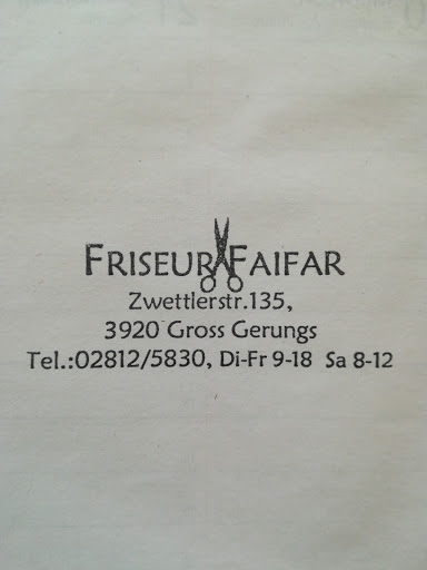 Friseur&Fusspflege Tamara Faifar In Groß Gerungs