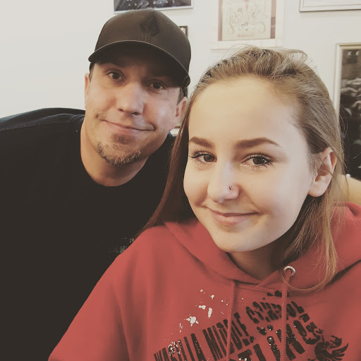 Explore side of the hand tattoo ideas, creative tattoo ideas in Redding, available at Caddy Daddys