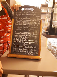 Tzeferakos à Paris menu