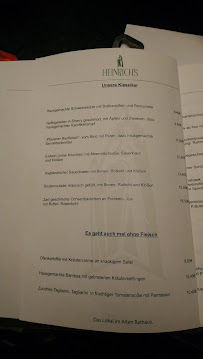 Gaststätte Heinrichs à Plauen menu