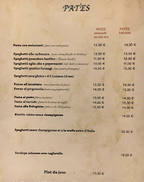 Menu du La Molisana à Bobigny