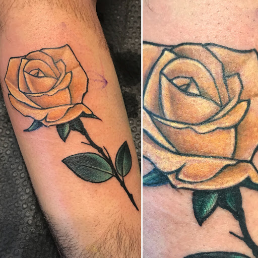 Explore praying mantis tattoo ideas, creative tattoo ideas in Augusta, available at Mr. Tattoo