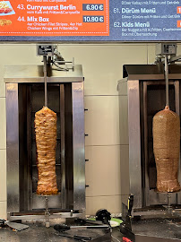 Restaurant de döner kebab Berlin Döner à Wedel (le menu)